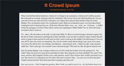 Desktop Screenshot of itcrowdipsum.com